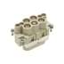 Toon details voor Han 10B insert K4/4 63/16A male 6-16mm2 Finger protected Afbeelding van Han 10B insert K4/4 63/16A male 6-16mm2 Finger protected